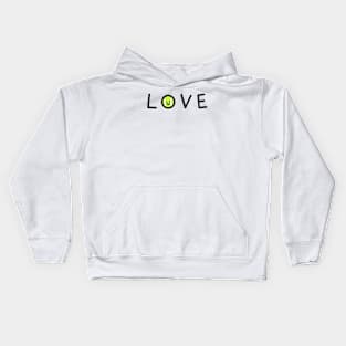 I Love Tennis！ Kids Hoodie